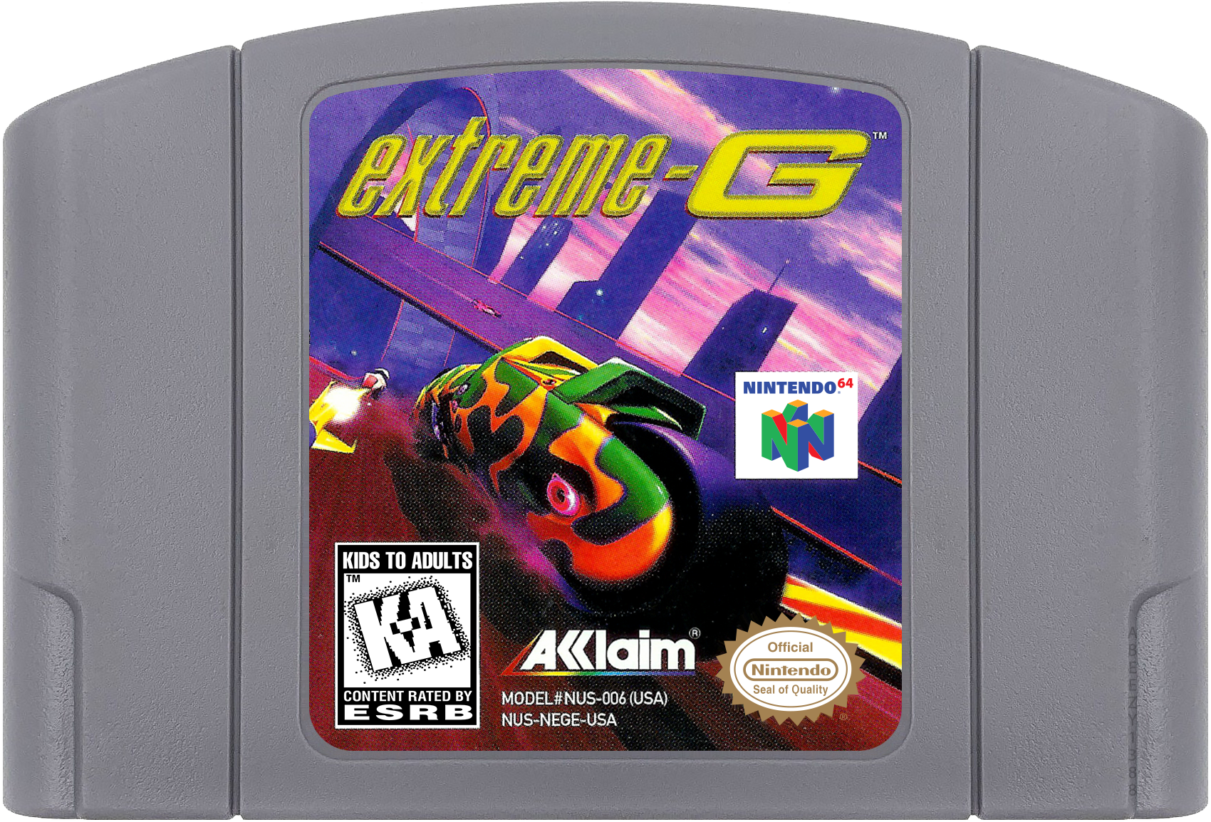 Extreme G media 10 for Nintendo 64